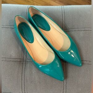 Teal Banana Republic Pointed Toe Flats
